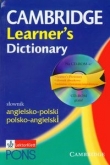 Cambridge Learner's Dictionary Słownik angielsko polski polsko angielski + CD