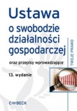 Ustawa o swobodzie działalności gospodarczej, 13 wyd.